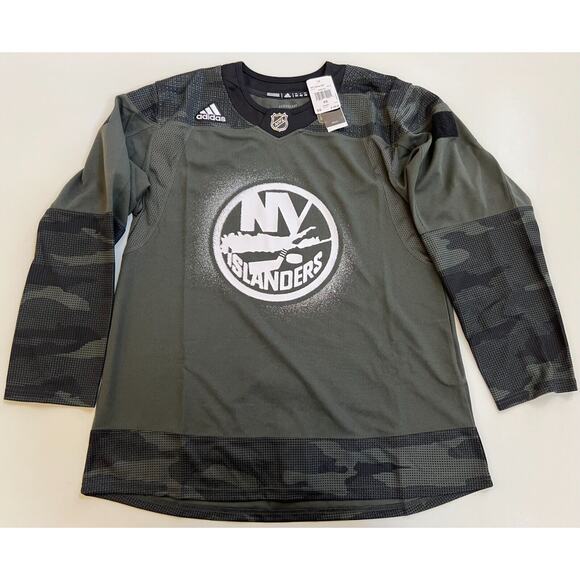 Adidas NHL New York Islanders Military Salute Jersey Camo EI2448 Men's Size 52 - Picture 9 of 11